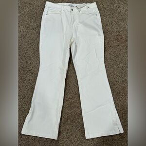 Judy Blue Women's White Flare Jeans
